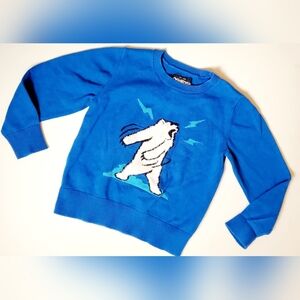 OshKosh B'gosh Flossin Polar Bear Toddler Boy's Sweater Size 6